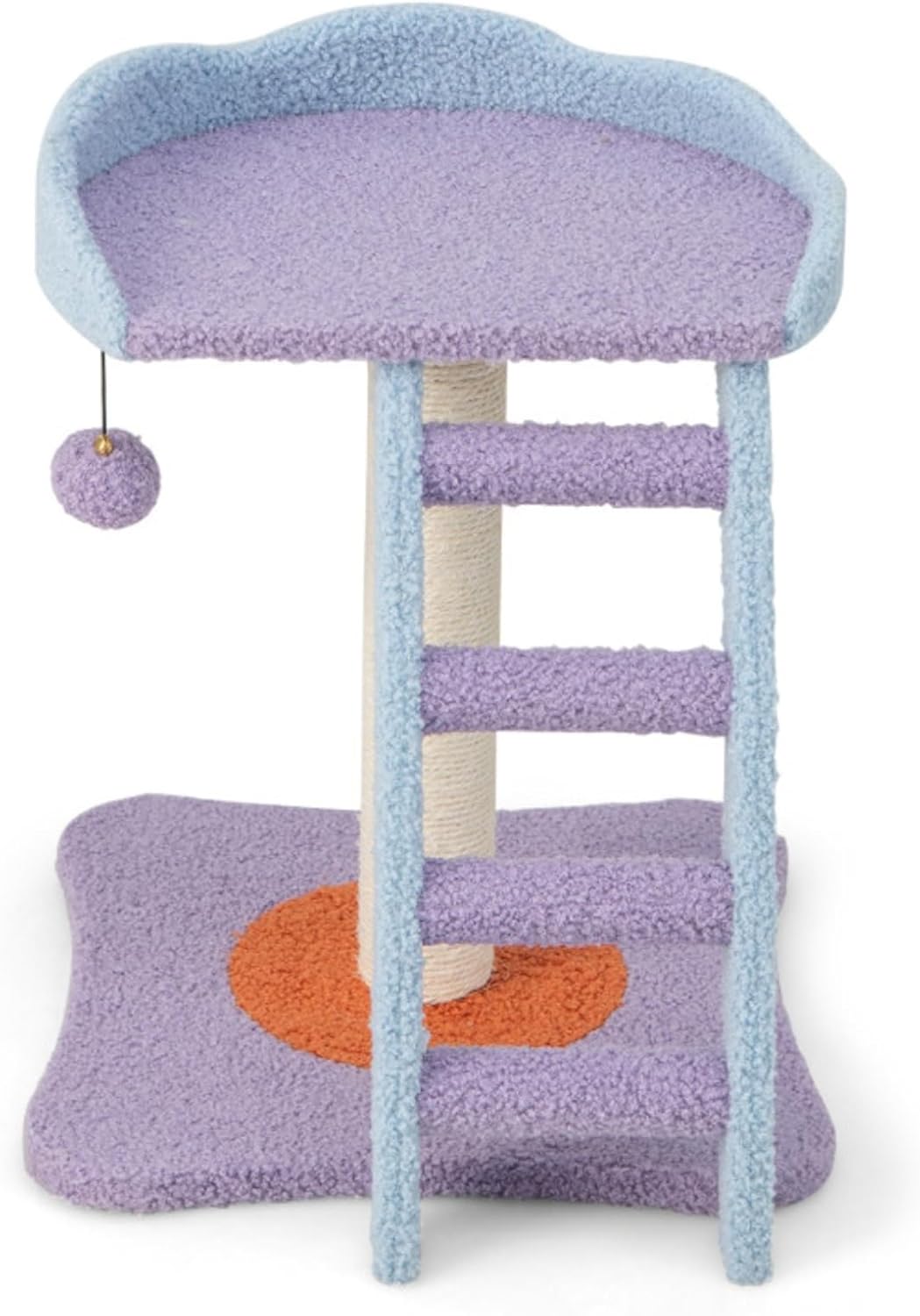 2-Story cat Tree, cat Climbing Frame, Ladder Plush cat Tower, cat Climbing Frame, pet Supplies, cat nest, cat Scratching Board, cat Tree