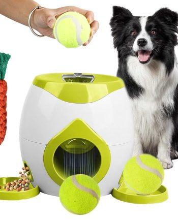 Interactive Dog Toys, Interactive Smart Dog Toys, [New Upgrade in 2025] Dog Puzzle Toy, Dog Food Dispenser Toys That Don't Need Charging